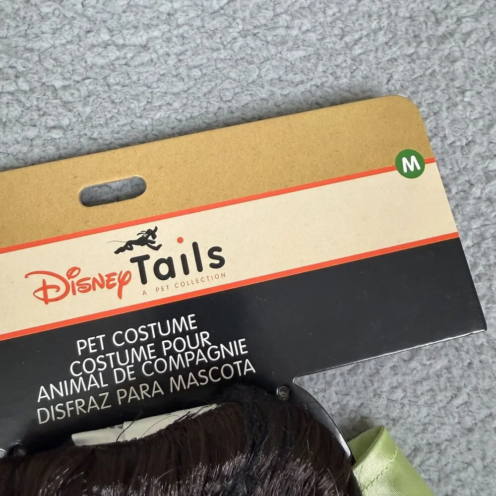 Disney Tails Dog Costume Princess‎ Tiana Medium Dress Wig Pet Halloween Outfit